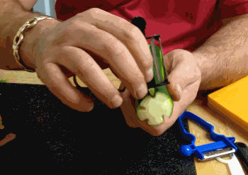 Image of Trio Mágico Conjunto de Descascadores Julienne-Peeler-Zesters  Cortador de Frutas Descascador de Multi Lâmina [FRETE GRÁTIS]