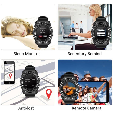 Image of Smart Watch Completo - Bluetooth - com Slot Para Cartão Sim - Câmera - Android