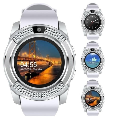 Image of Smart Watch Completo - Bluetooth - com Slot Para Cartão Sim - Câmera - Android